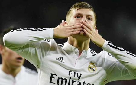 Kroos là cầu thủ kiến tạo xuất sắc nhất năm 2014